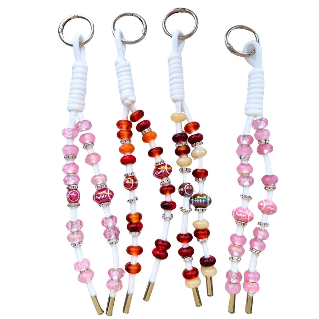 Game Day Beaded Purse Charm | Assorted Football Bag Charm - Splash of Charm