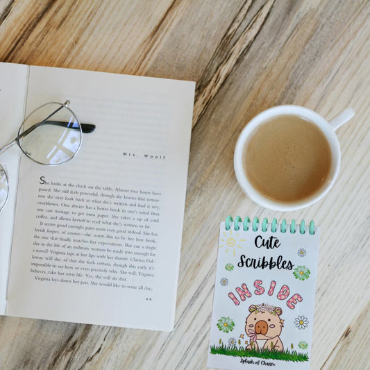 Hippie the Capybara Spiral Scribble Pad – Fun & Functional Notepad - Splash of Charm