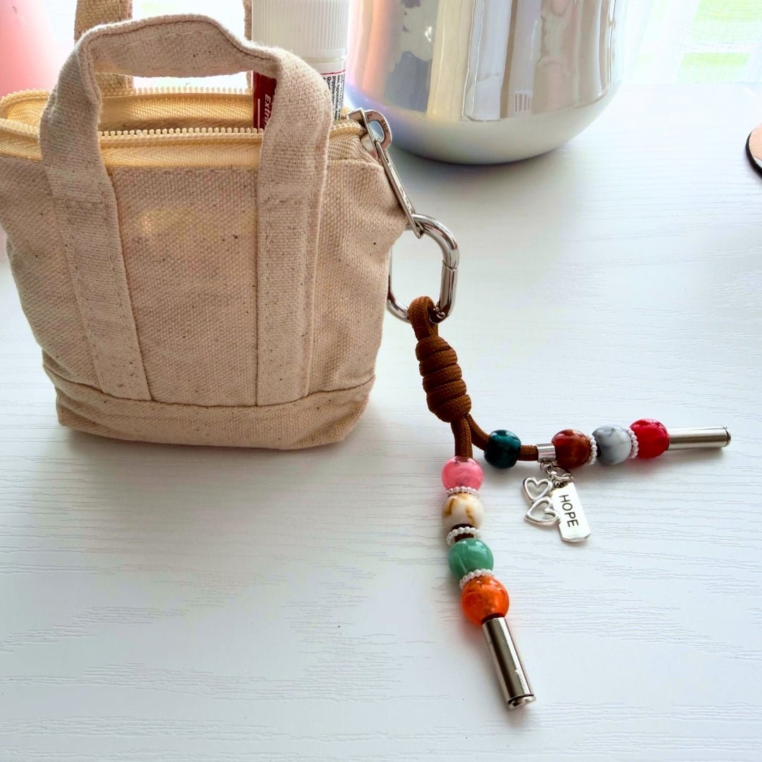 Little Things Mini Tote & Inspirational Charm Set - Splash of Charm