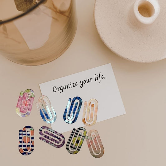 Mini Acrylic Paper Clip - Splash of Charm