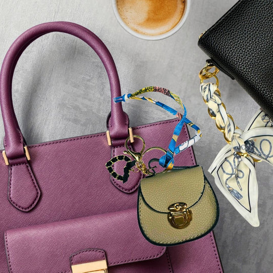 Mini Purse Charm Keychain Wallet – Cute Coin Pouch Bag Accessory - Splash of Charm