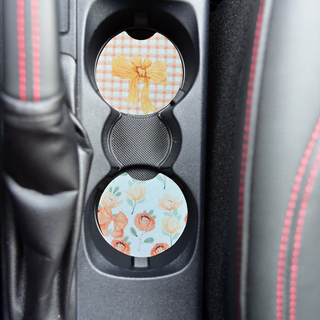 Neoprene Car Coaster Set - Splash of Charm