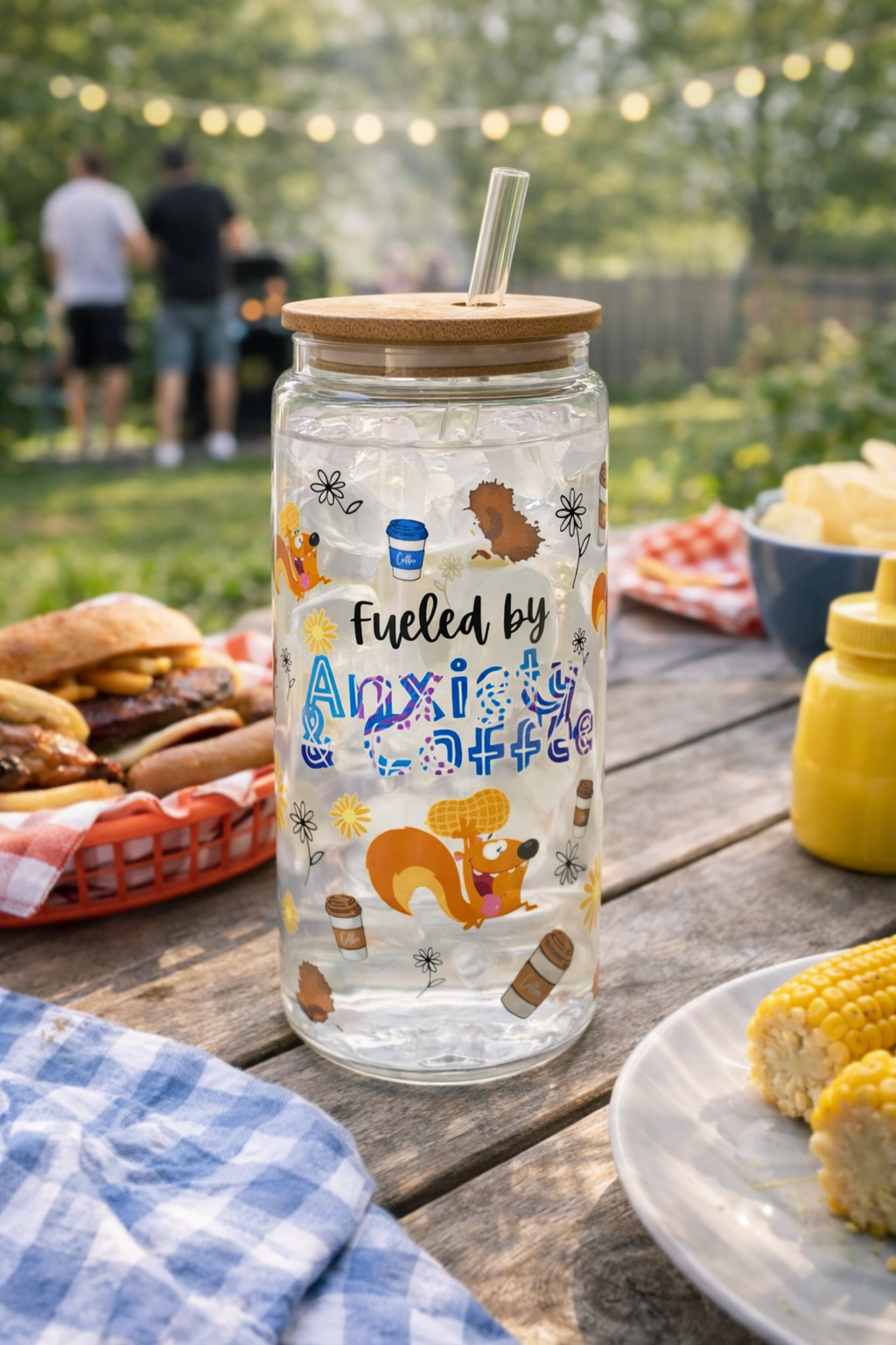 Nutz the Squirrel Beer Can Glass Tumbler – Funny & Cute Drinkware Gift - Splash of Charm