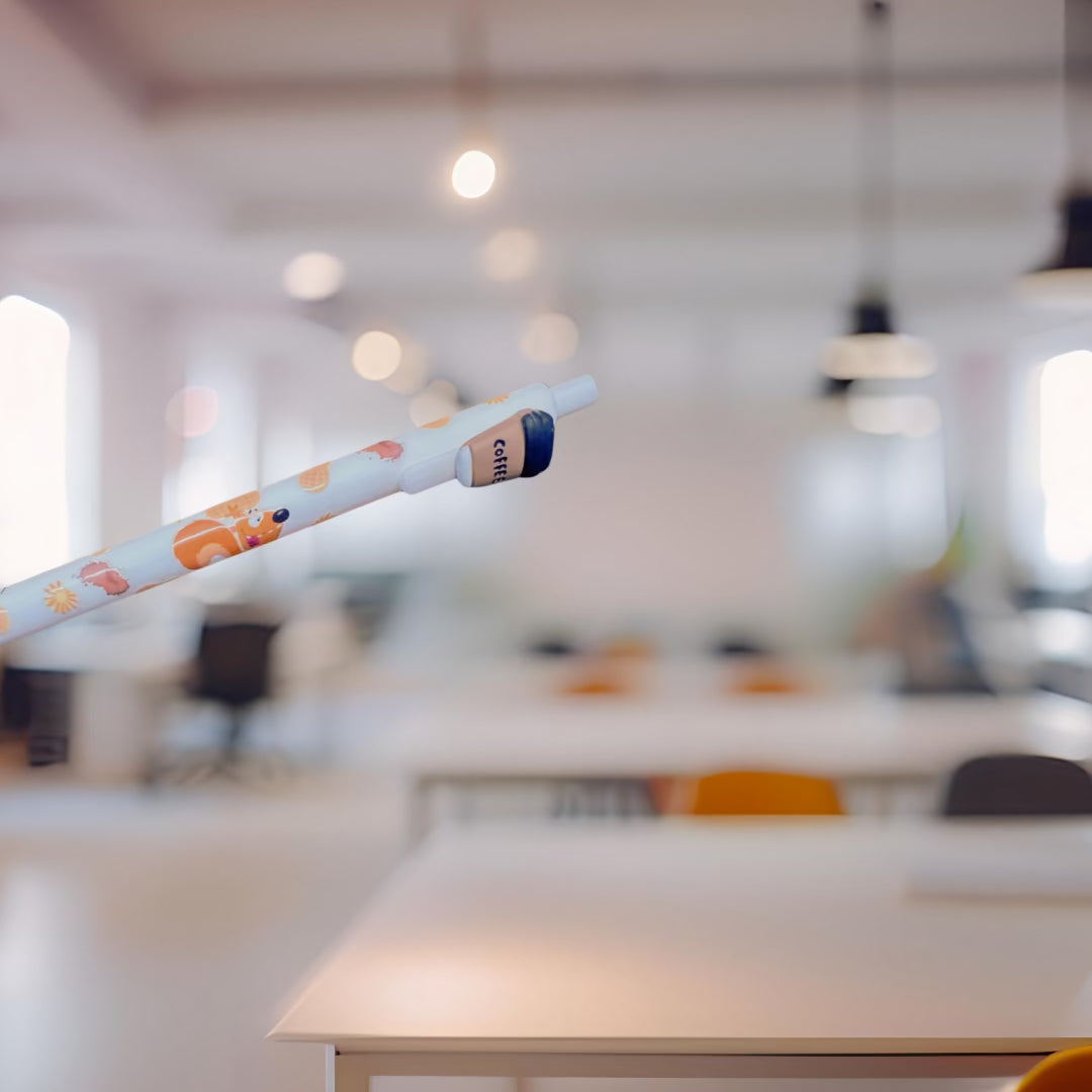 Nutz the Squirrel Black Ink Gel Charm Pen – Cute & Fun Stationery - Splash of Charm