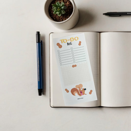 Nutz the Squirrel To-Do List – Fun & Functional Planner Notepad - Splash of Charm