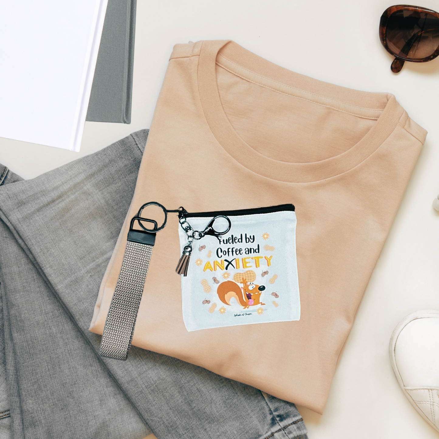 Nutz the Squirrel Wristlet Go - Bag - Splash of Charm