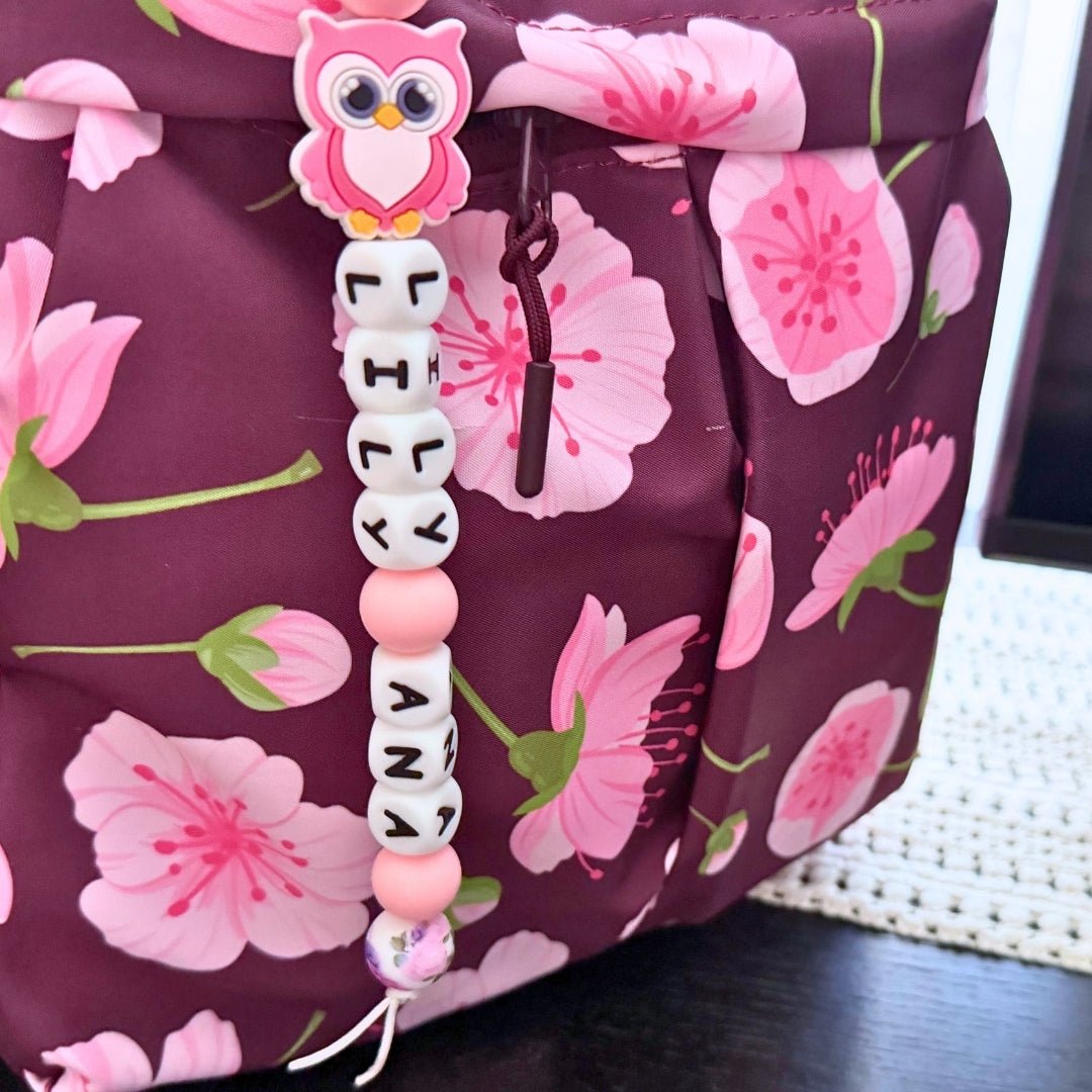 Personalized Name Bag Charm - Splash of Charm