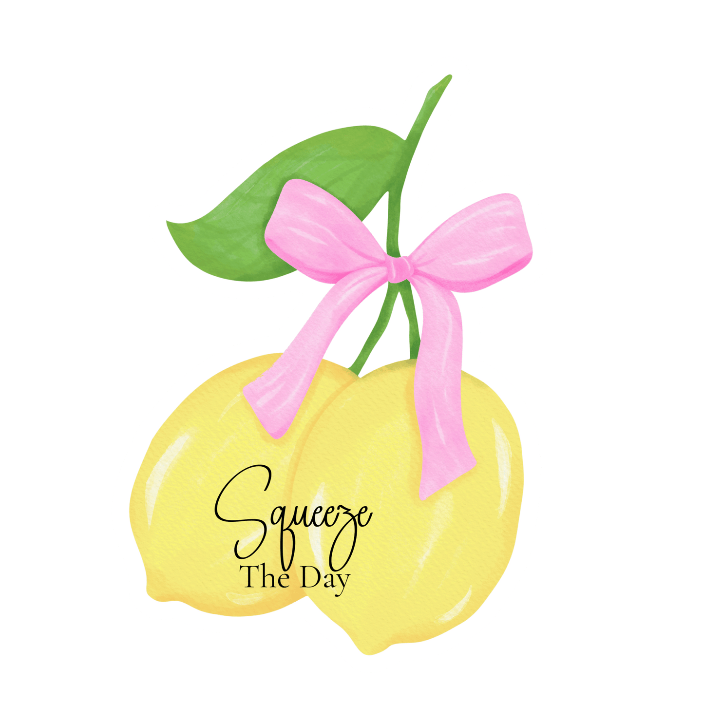 Pink Lemonade Coquette Lemon Sticker – Matte Vinyl - Splash of Charm