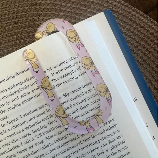 School Themed Jumbo Paper Clip - Splash of Charm