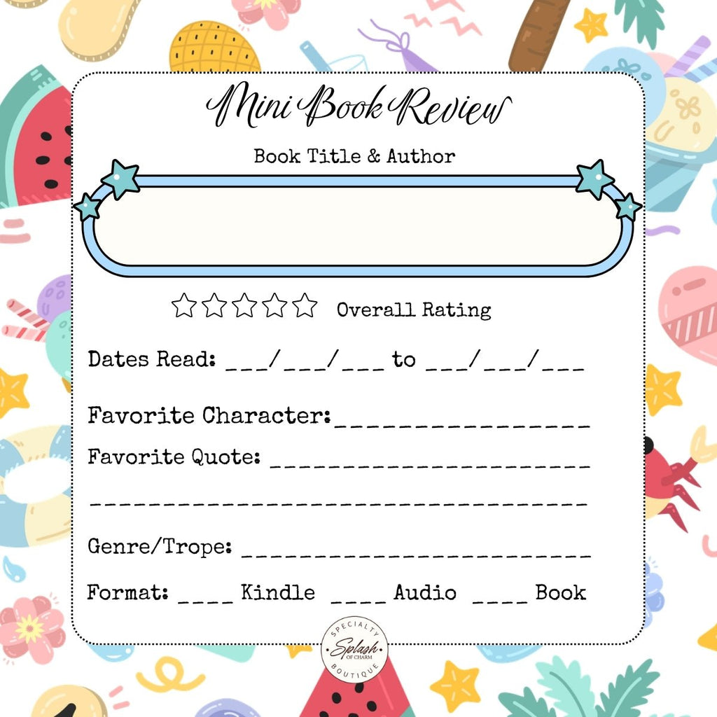 Seas the Day Reader Bundle | Beach Book Lover Gift Set - Splash of Charm