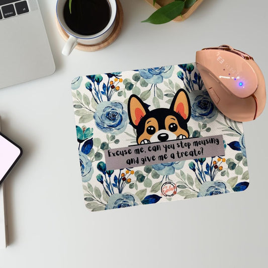 Snackish Dog Neoprene Mouse Pad – Cute Desk Accessory for Home & Office - Splash of Charm