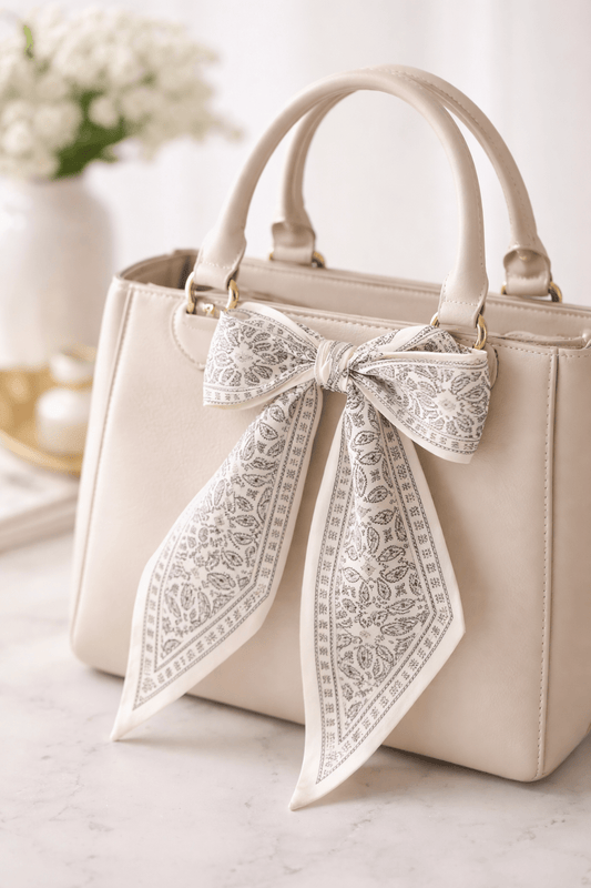 Soft Life Bag Scarf | Budget Binder & Tote Handle Accessory - Splash of Charm