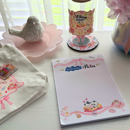 Soft Life Essentials Bundle – Tote, Glass Tumbler, Notepad & Coaster Set - Splash of Charm