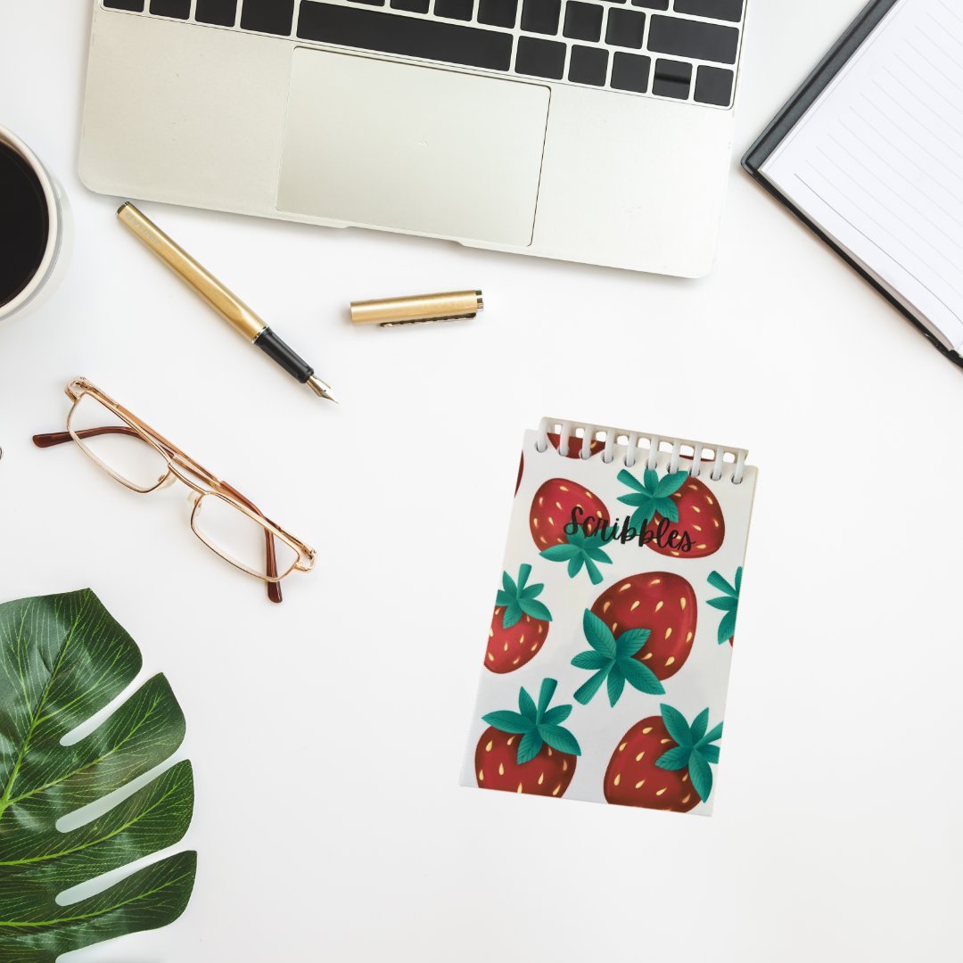 4x6 Spiral Scribble Pad – Compact Notepad for Notes & Doodles - Splash of Charm