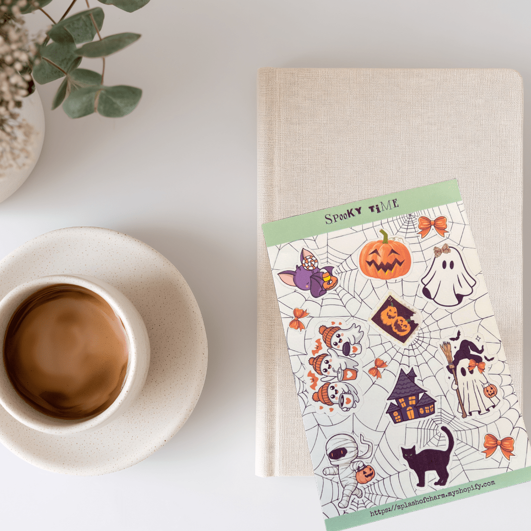Spooky Time Sticker Sheet - Splash of Charm
