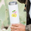 Squeeze the Day Lemon Vinyl Sticker | Positive Citrus Sticker - Splash of Charm