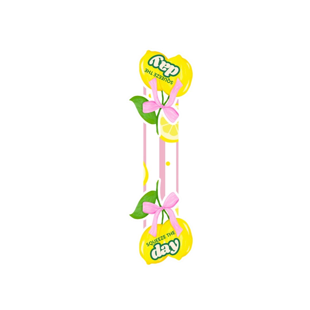 Squeeze the Day Magnetic Bookmark | Laminated Lemon Bookmark - Splash of Charm