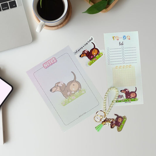 Sweet Organization Bundle, Bean the Weenie Dog - Splash of Charm