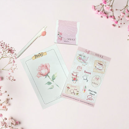 Sweet Start Stationery Bundle – Cute Desk & Writing Accessories Gift Set - Splash of Charm