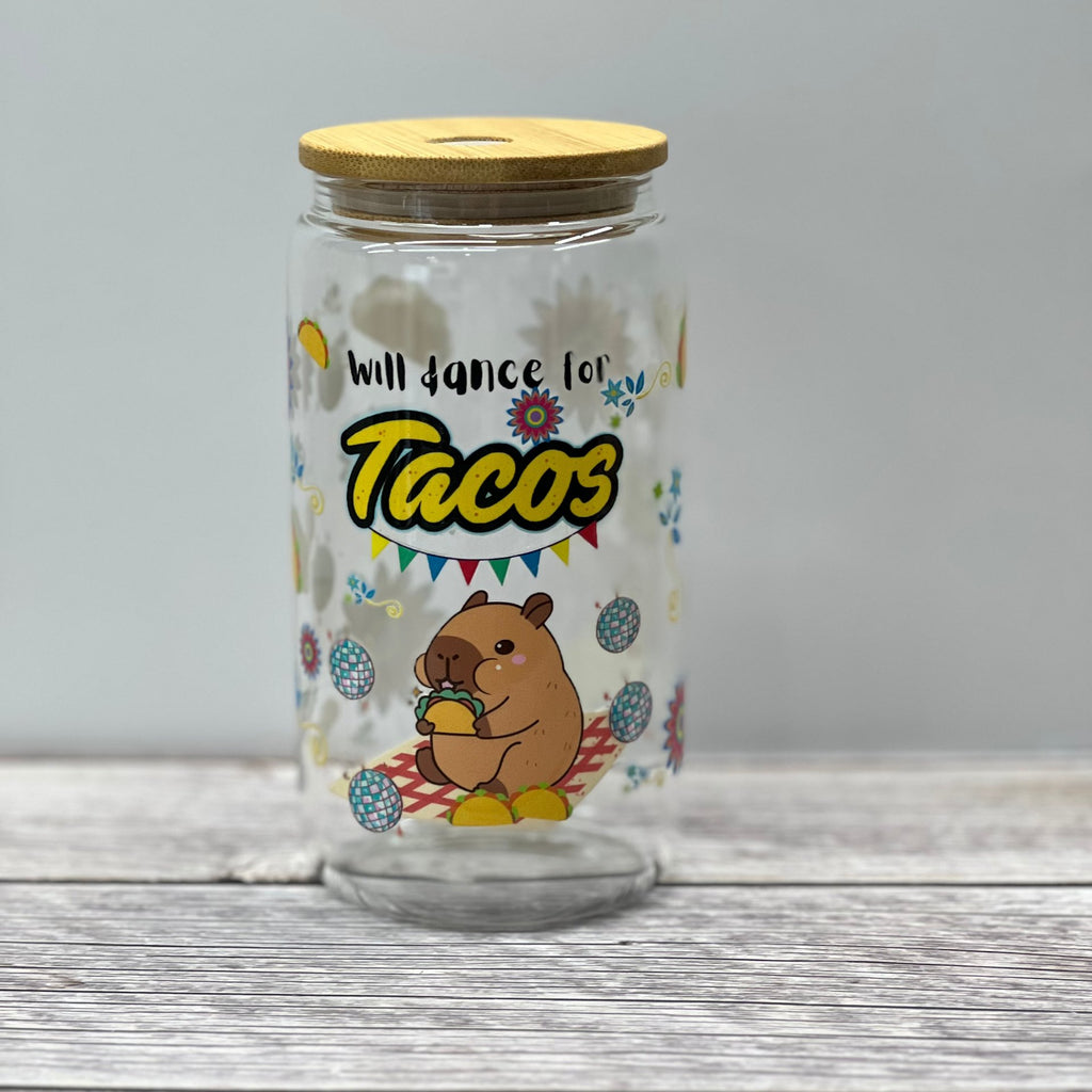 Taco the Capybara Beer Can Glass Tumbler - Splash of Charm