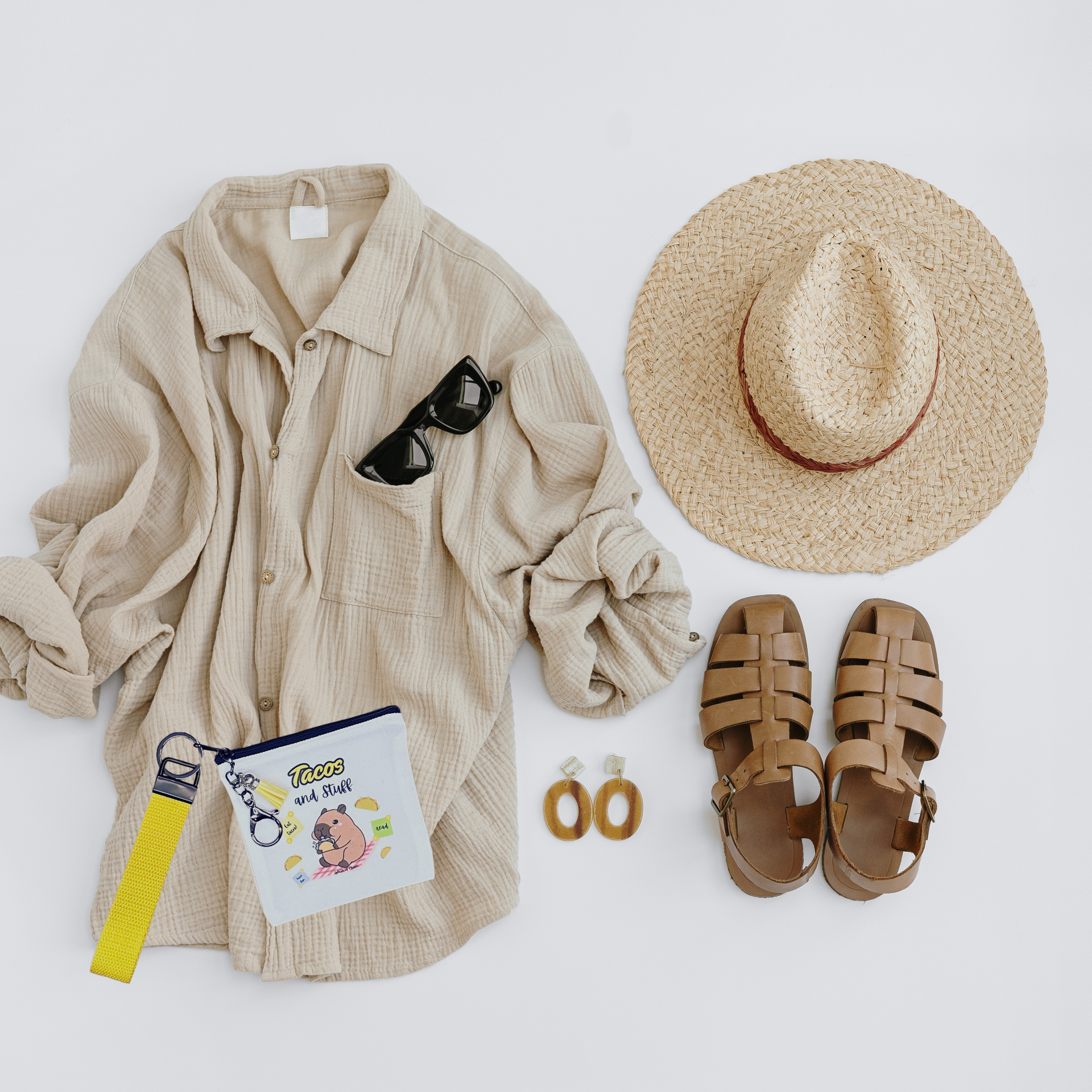 Taco the Capybara Wristlet Go - Bag - Splash of Charm