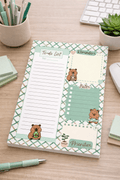 Teal To - Do List & Daily Planner Notepad - Splash of Charm