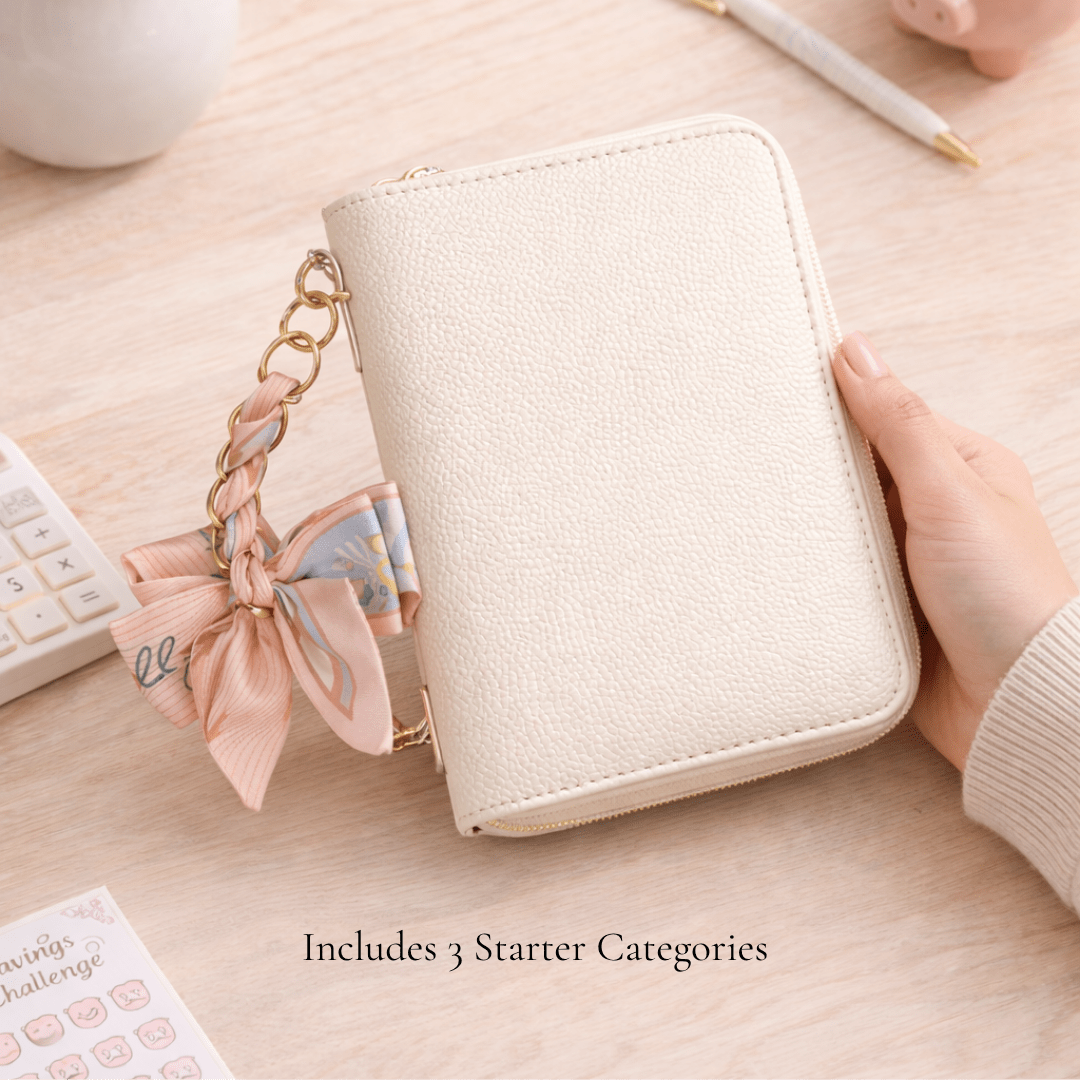 The Lola™ Budget Wallet System | A7 Binder Cash Envelope Starter Kit - Splash of Charm