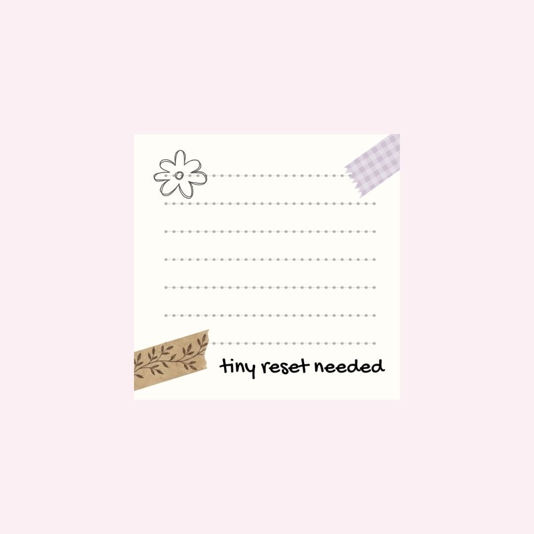 Tiny Reset Needed Post - it® Sticky Notes - Splash of Charm