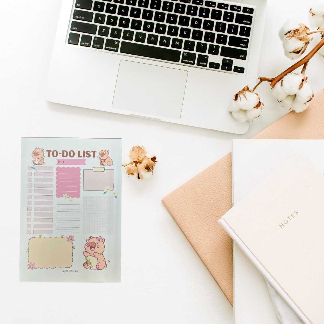 Daily To-Do List Planner Notepad – Simple & Stylish Task Organizer - Splash of Charm