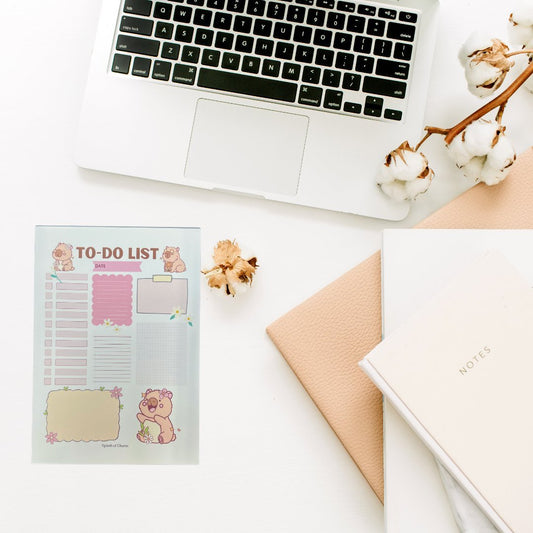 Daily To-Do List Planner Notepad – Simple & Stylish Task Organizer - Splash of Charm