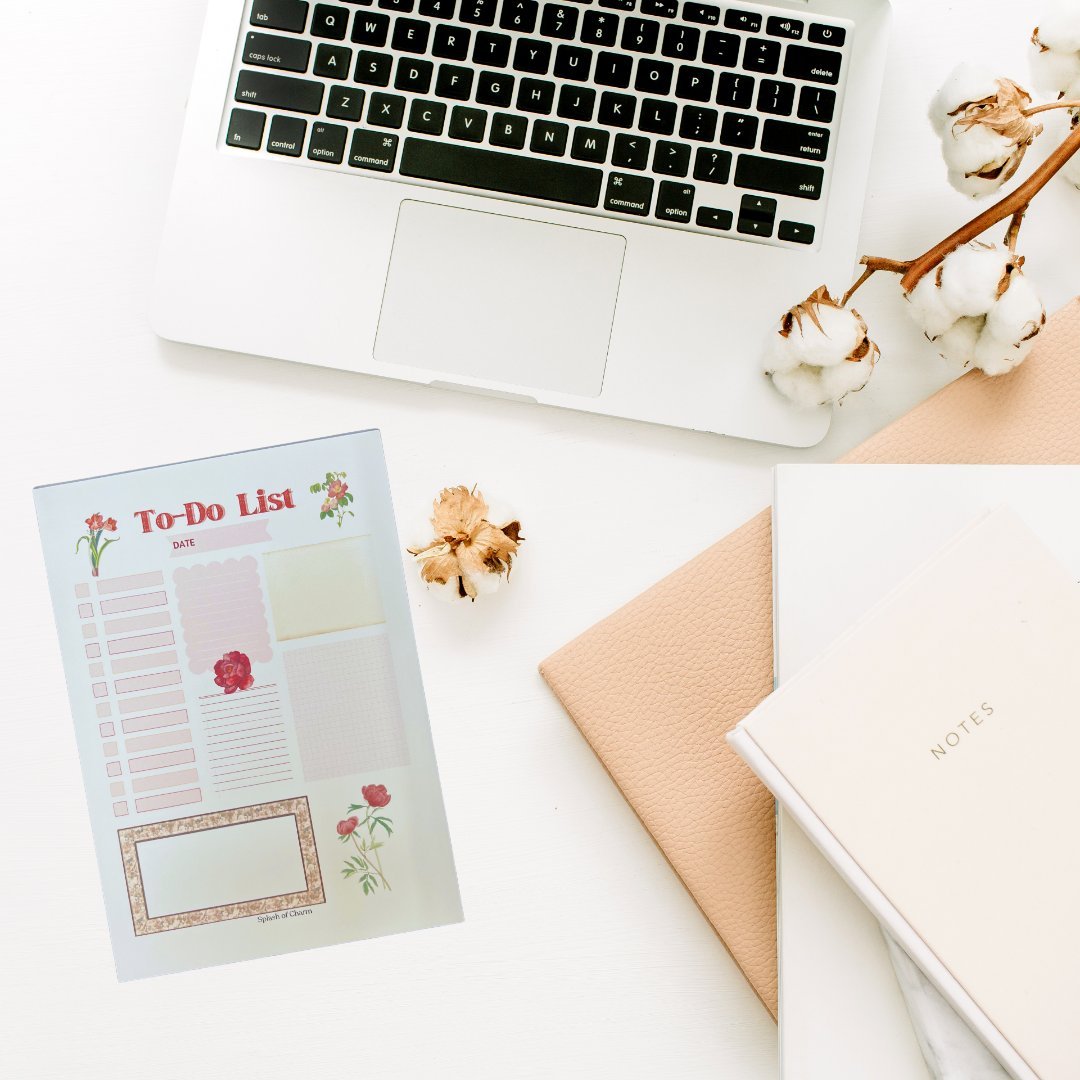 Daily To-Do List Planner Notepad – Simple & Stylish Task Organizer - Splash of Charm
